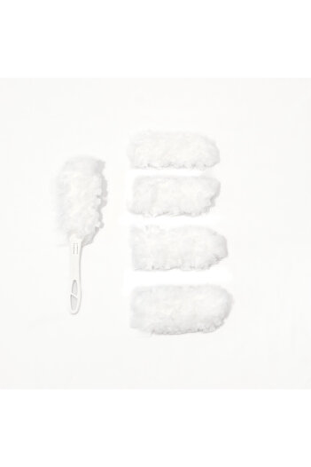 Pro Clean Official Pamatuf praf 360 Fluffy Duster White Pro Clean cu 5 rezerve
