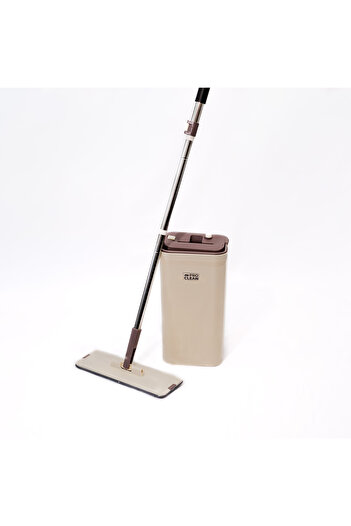 Pro Clean Official Set mop plat Pro Clean Z9 PLUS cu galeata 7.5L functie spalare uscare + 2 rezerve din microfibra