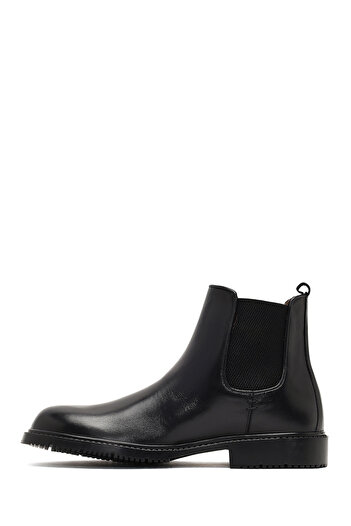 Derimod Men's Black Leather Chelsea Boots 25Wfd602018