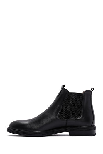 Derimod Men's Black Leather Chelsea Boots 25Wfd670518