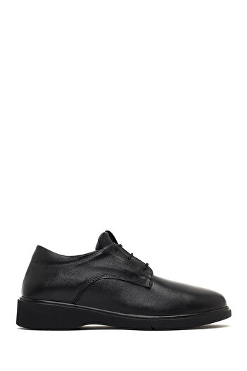 Derimod Women's Black Lace-Up Leather Masculine Winter Casual Shoes 25Afd414518