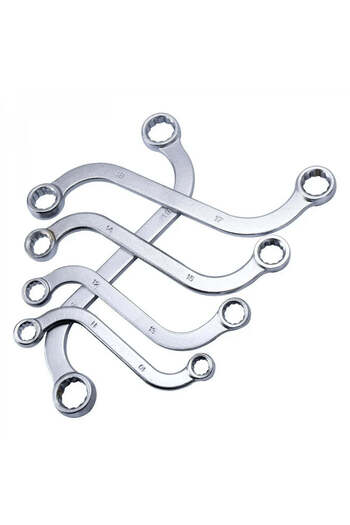 TEHNOSHOP Set of 5 double S-keys, Chrome Vanadium, professional