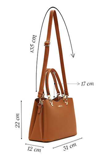 Derimod Women's Tan Long Strap Shoulder Bag 25Abd2807Ft