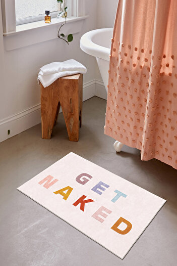 Homefesto Decorative Special Design Washable, Thin, Non-Slip Base, Modern Bathroom Mat