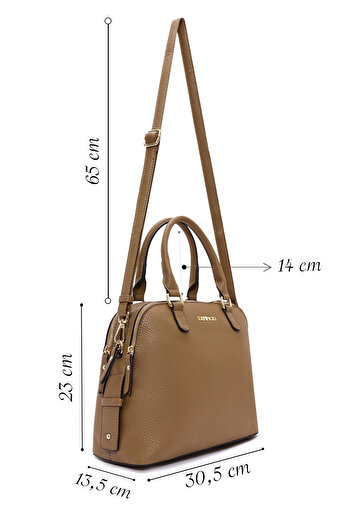 Derimod Women's Brown Long Strap Shoulder Bag 25Abd2422Ft