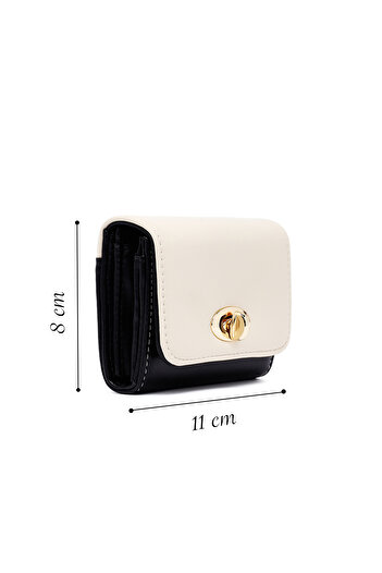 Derimod Women's Black Patent Leather Wallet 000A2D560018