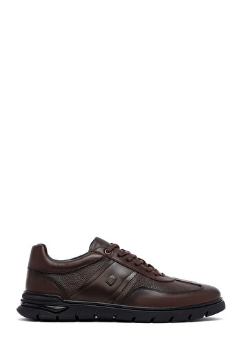 Derimod Ανδρικό δερμάτινο casual sneaker με κορδόνια, χειμερινά αθλητικά παπούτσια 25WFD660014