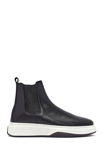 Derimod Men's Black Leather Chelsea Boots 25Wfd632118