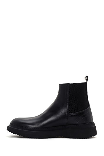 Derimod Men's Black Leather Chelsea Boots 25Wfd630818