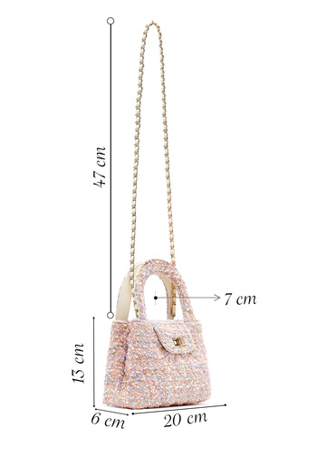 Derimod Women's Pink Long Strap Mini Shoulder Bag 25Abd27056F