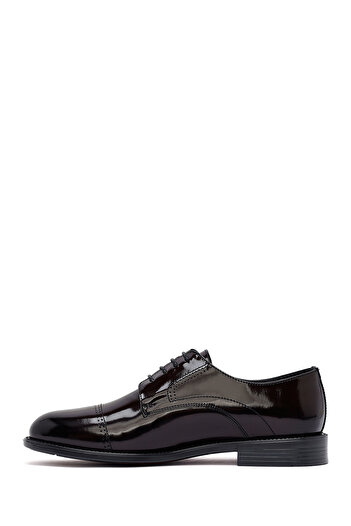 Derimod Men's Burgundy Lace-Up Leather Classic Shoes 25Sfd621218