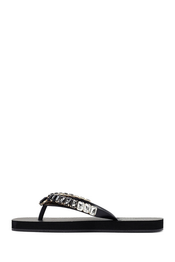 Derimod Papuci de damă Black Stone Jelly 25SFE4920PV