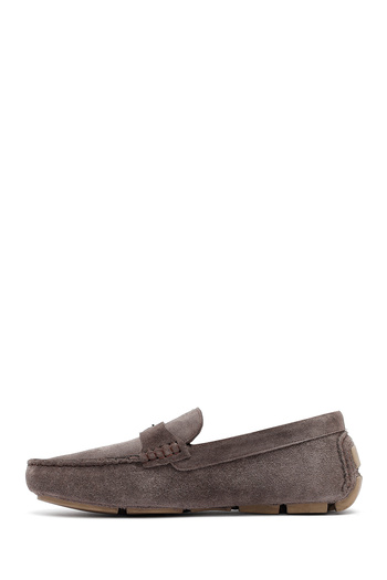 Derimod Men's Mink Suede Leather Casual Loafer 25Sfd750110