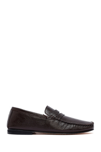 Derimod Men's Brown Leather Loafer 25Sfd6028Ft
