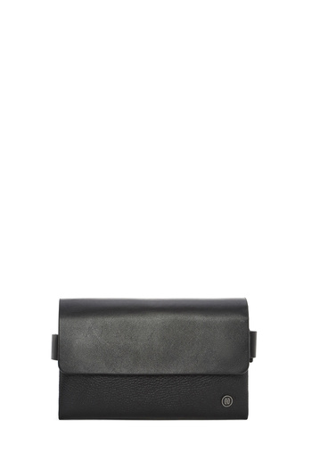 Derimod Men's Black Leather Handbag 23Wbd3201Ft