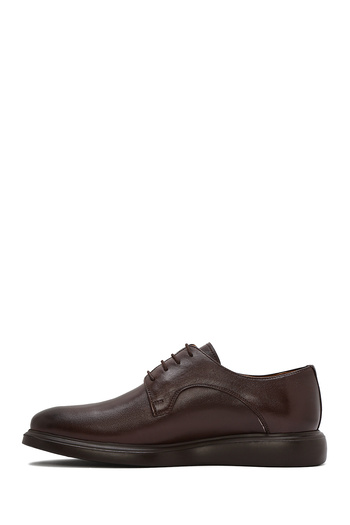 Derimod Men's Brown Lace-Up Leather Casual Shoes 25Sfd 790018