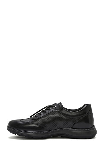 Derimod Men's Black Lace-Up Leather Casual Shoes 25Sfd 694718