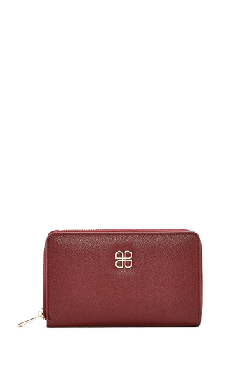 Derimod Women's Burgundy Printed Wallet 000A2D 562618