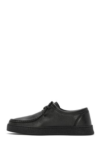 Derimod Men's Black Lace-Up Leather Casual Shoes 25Sfd7550Ft