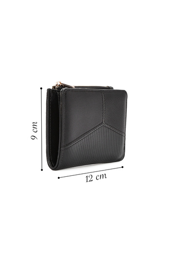 Derimod Women's Black Patterned Wallet 000A2D 562314