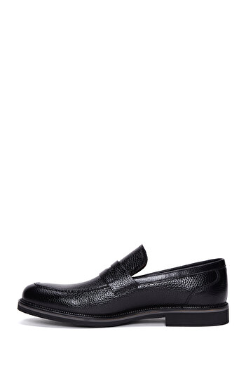 Derimod Black Leather Men's Loafer - Casual, 24wfd6001ft