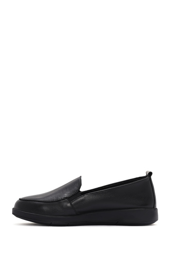 Derimod Women's Black Leather Genuine Leather Comfort Shoes Casual Daily Shoes 25Sfd410018