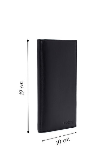 Derimod Men's Black Leather Wallet 000A2D 305618
