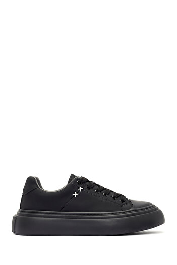 Derimod Men's Black Lace-Up Leather Sneaker 24Wfd 633018
