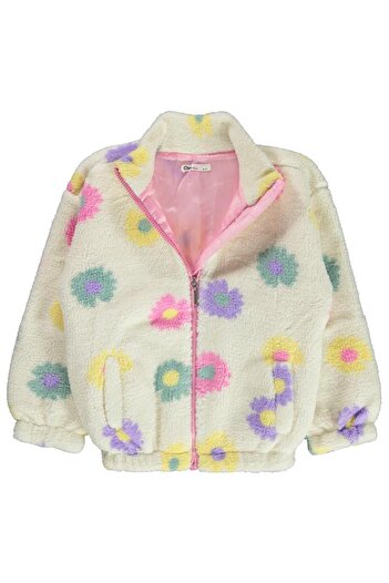 Civil Girls 10-13 Years Old Girl's Cardigan - Ecru