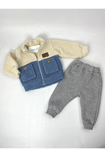 bebekyol Lamb Pocket Winter Baby Set
