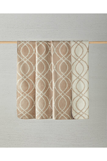 English Home William Cotton Double Blanket Beige