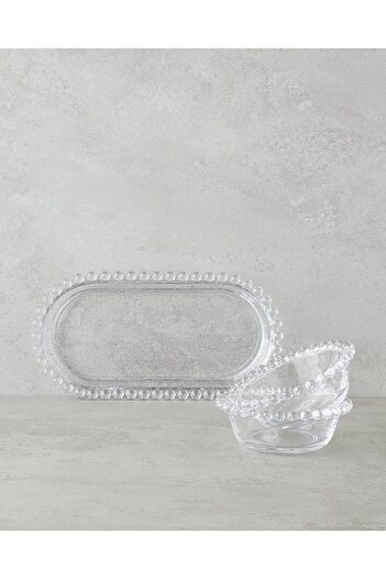 English Home Miny Cam 3 Piece Presentation Tray Transparent