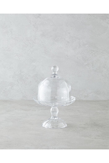 English Home Miny Glass Standing Presentation Holder Transparent