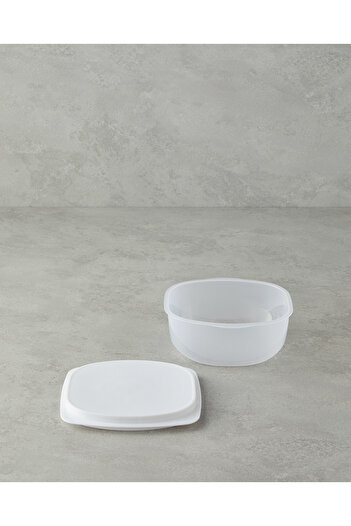 English Home Morgan Plastic Storage Container 16X16 cm White