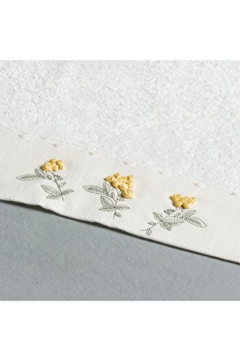 Linens Melody Bamboo 50X85 cm Face Towel Ecru