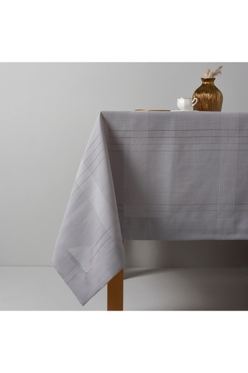 Linens Basic 160X220 cm Tablecloth Gray