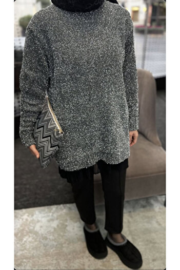 nizzell New Season Premium Quality Silvery Sweater