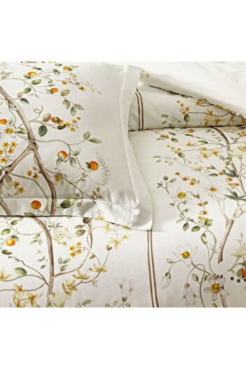 Linens Orange King Kamquat Duvet Cover Set