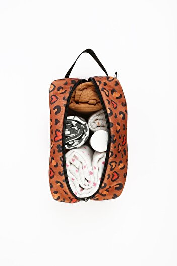HAMUR Zippered Dirty Clean And Wet Dry Baby Laundry Clothes Outfit Multi-Purpose Makeup Bag Bb-501