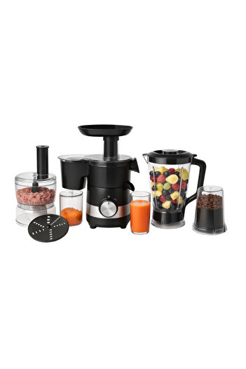 TEHNOSHOP Blender 6in1 450W, vertical food processor, 500ml
