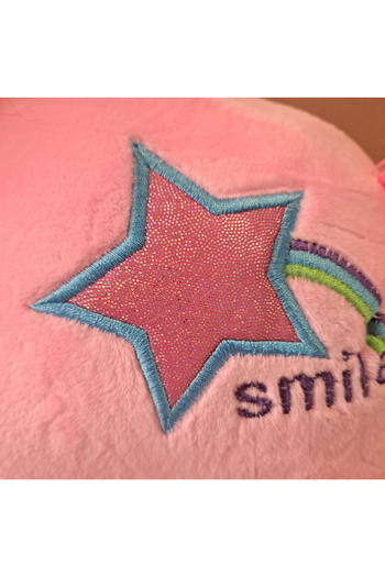 Toyska Plush Toy Unicorn Magic Rainbow, 50 cm, pink