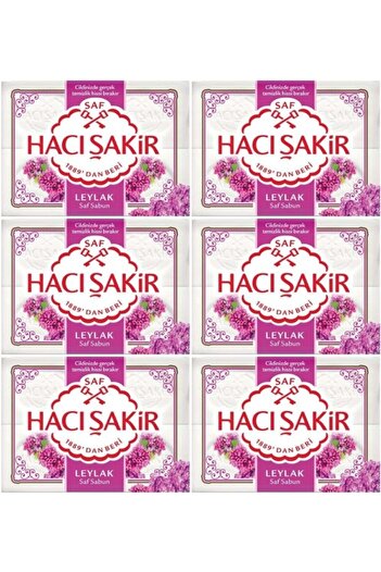 Hacı Şakir Lilac Mold Soap 600 Gr X 6 Pieces