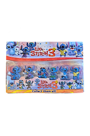 Toyska Set 6 figurine Lilo & Stitch 3, multicolor, 6 cm