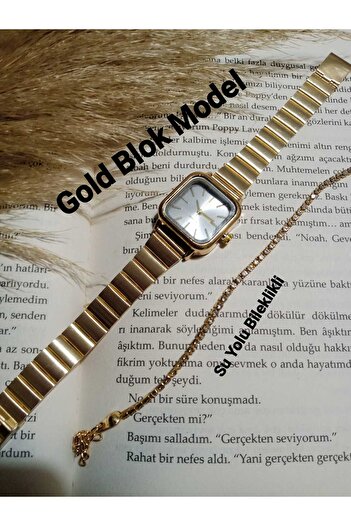Ricardo Gold Cord Square Model Silver Dial Women Wrist Watch Bb0104