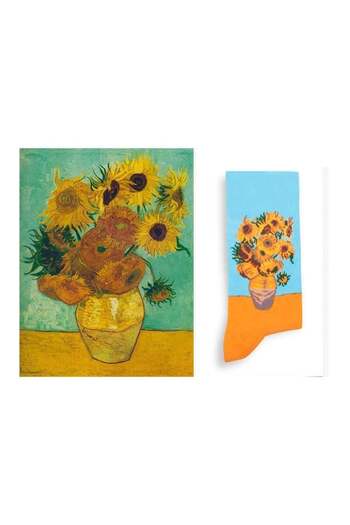 Köstebek Vincent Van Gogh - Sunflowers Unisex Socks