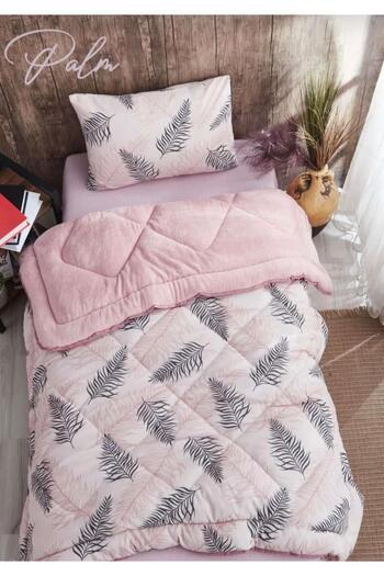 Arma Concept Single Luxury Double-Sided Puffy Patterned Wellsoft Quilt 155X215 + 1 Pillowcase