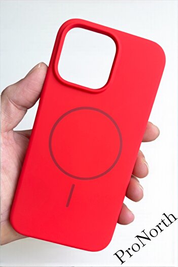 ProNorth IPhone 16 PRO Uyumlu Kılıf Kablosuz Şarj Destekli Premium Sıvı Silikon Kapak