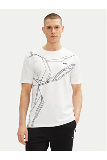 BOSS Men's T-Shirt 50542048 White
