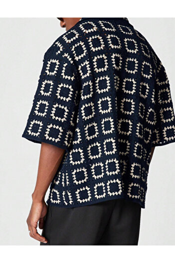 SHEIN SUMMON casual shirt, blue