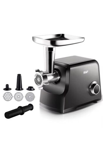 hoffmans Electric Mincer - 2000W, 3 Screens, Meat, Sausage Accessories, Copper Motor, HM 280